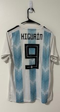 Argentina Home FIFA World Cup Russia 2018 Higuaín #9 (S)