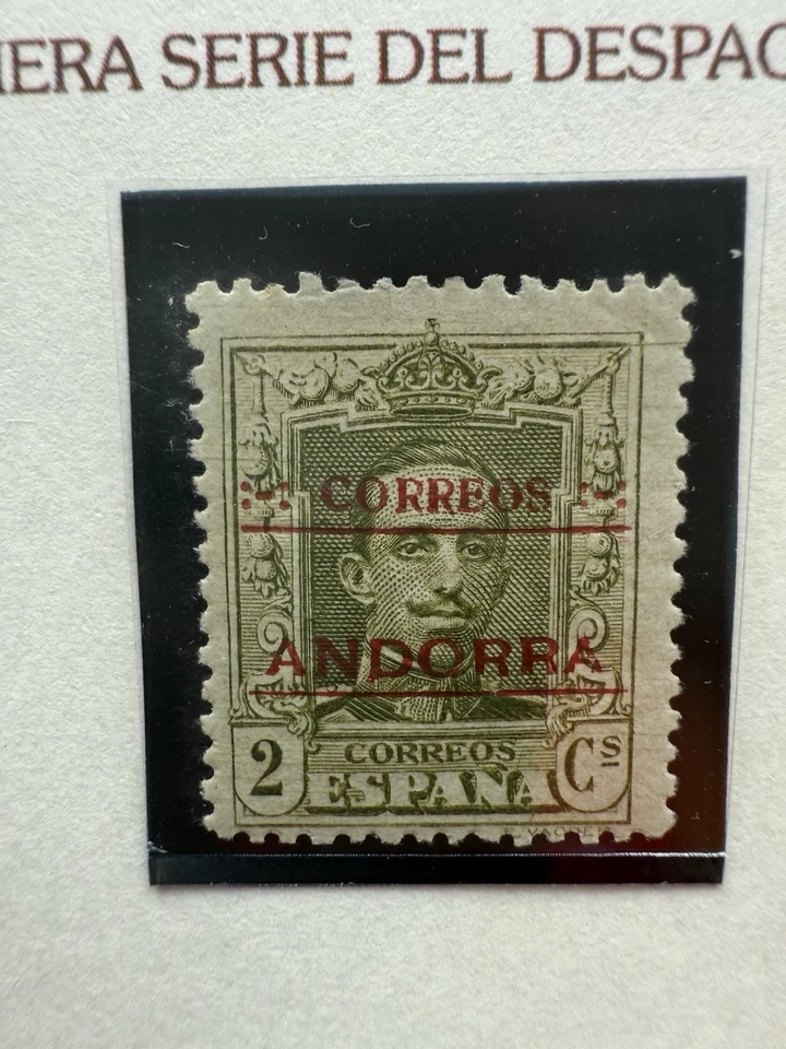 Sellos Andorra 1928: Correo español - Imagen 2 de 4