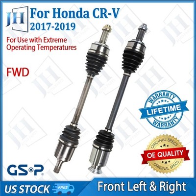 OE Front Pair Left Right CV Axle Shaft Joint Set For 17 18 19 Honda CR-V L4 FWD