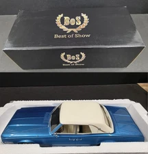 BOS BEST OF SHOW 1968 FORD THUNDERBIRD LANDAU BLUEWHITE 118 SR G3D