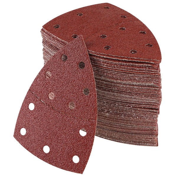 Schleifpapier Set Dreieckschleifer 100 StüCk 40-400 KöRnung FüR Holz Metall-image