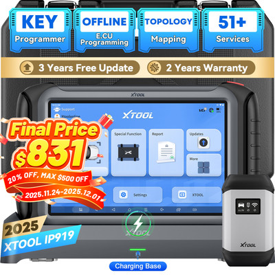 XTOOL IP919 Auto Full System Diagnostic Tool Key Progammer Offline ECU Program