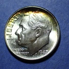1947 Roosevelt Dime  Ch. BU+