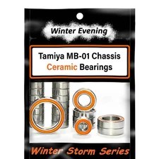 Tamiya MB-01 Chassis | Stainless + Ceramic Bearing Kit