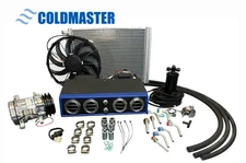 A/C KIT UNIVERSAL UNDERDASH EVAPORATOR 404 12V H&C "PREMIUM" BLUE W/7B10