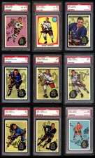 1961-62 Topps Hockey Near Complete Set 6.5 - EX/MT+ 4788955 (47 / 66 cards)