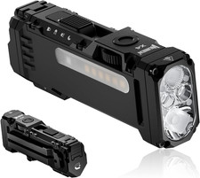 X4 EDC Flat Flashlight with RGB Light 1500 Lumens Mini Flashlight with Tactical