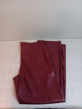 Universal Thread Women's Faux Leather Mid Rise 90s Baggy Pants Size 14 New