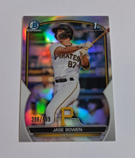 Topps 2023 Bowman Chrome Prospects Jase Bowen  #BCP-146 Refractor /499 Pirates