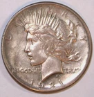 1921 Silver Peace Dollar - Uncirculated - Lightly Toned - #2963E