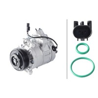 Klimakompressor 12 V Ø 100 Mm Hella Thermo-Expertise Passend FüR U.A. BMW 5Er