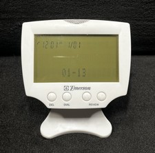 Emerson EM-60 Large Lighted Display Talking Caller ID Voice 60 Number Memory