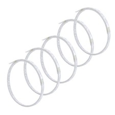5pcs Guitar Binding Purfling,6mm Width Celluloid White Pearl Guitar Binding Purf