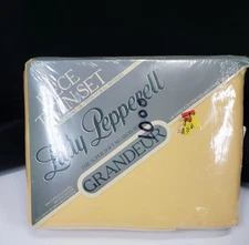 Lady Pepperell Twin Sheet Set vintage 1990s Daffodiil yellow Made in USA
