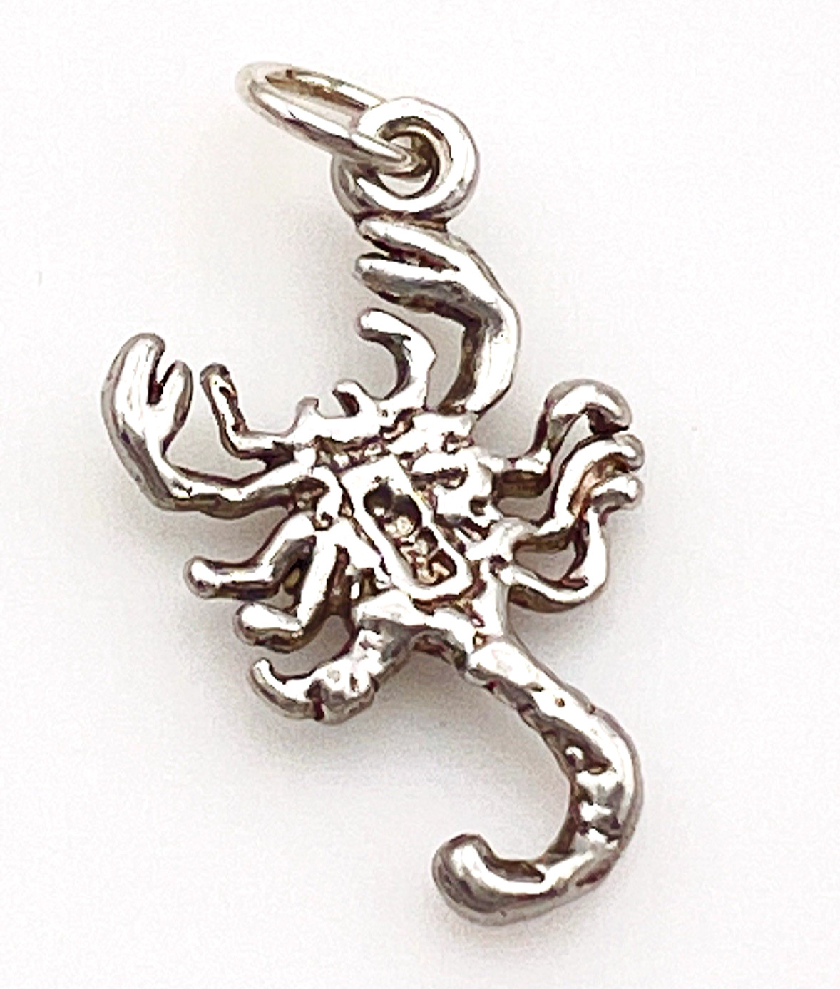 Tiny Solid 925 Sterling Silver Astrological Scorp… - image 9