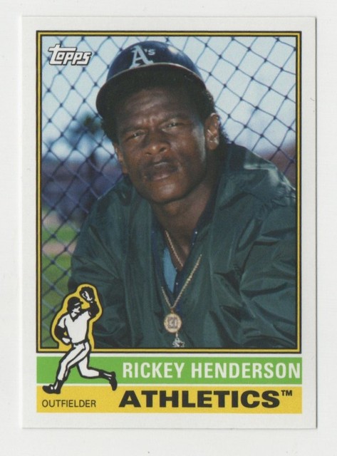 2015 Topps Archives Rickey Henderson Oakland Athletics 177