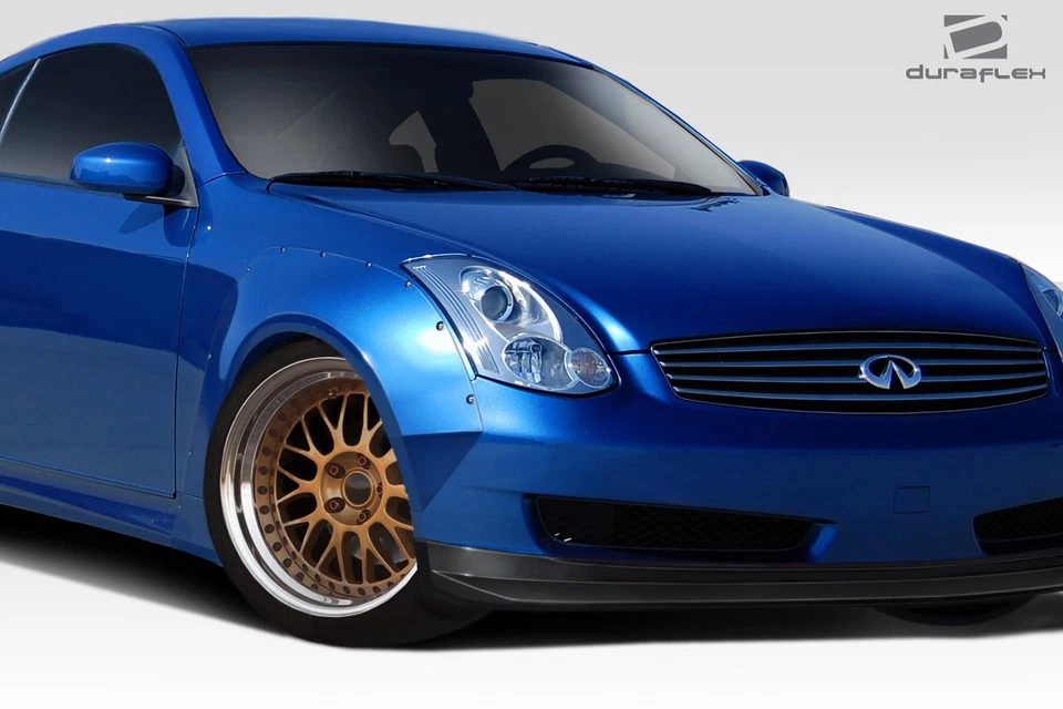 For 2003-2007 G Coupe G35 Duraflex Circuit 75mm Front Fender Flares ( Fender cap Foto 2 de 4