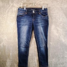 Amethyst Women's Skinny Straight Dark Wash Jeans Size 11 Reg