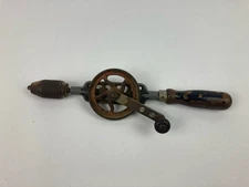 Vintage Millers Falls Extra Fine 94 Egg Beater Hand Drill 14" Pre-Owned