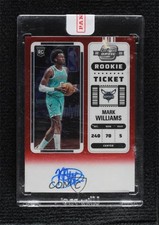 2022 Panini Contenders Optic Rookie Ticket Red Prizm /99 Mark Williams Auto 1qg0