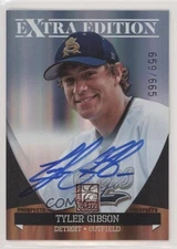2011 Donruss Elite Extra Edition Prospects 659/665 Tyler Gibson #P-40 Auto gh4