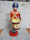 VINTAGE J. CHEIN TIN LITHO WIND UP DRUMMER BOY-ANTIQUE-WORKS!!!