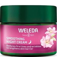 Image of WELEDA Wild Rose & White Tea Smoothing Night Cream to Reduce First Lines 40ml