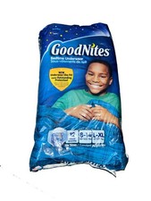 Goodnites Boys L/XL Bedwetting Overnight Pull Ups Underwear Camo Design 2012
