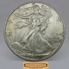 1942 Walking Liberty Half Dollar, 90% Silver - #C58456NQ