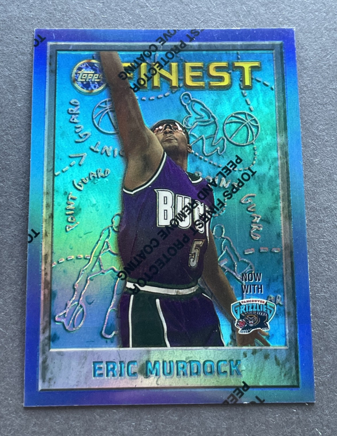 1995-96 Topps Finest Refractor Eric Murdock #183