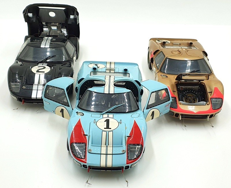 Exoto 1/18 Scale Diecast RLG18SC2 Ford GT40 Le Mans Gift Set 1-2-3