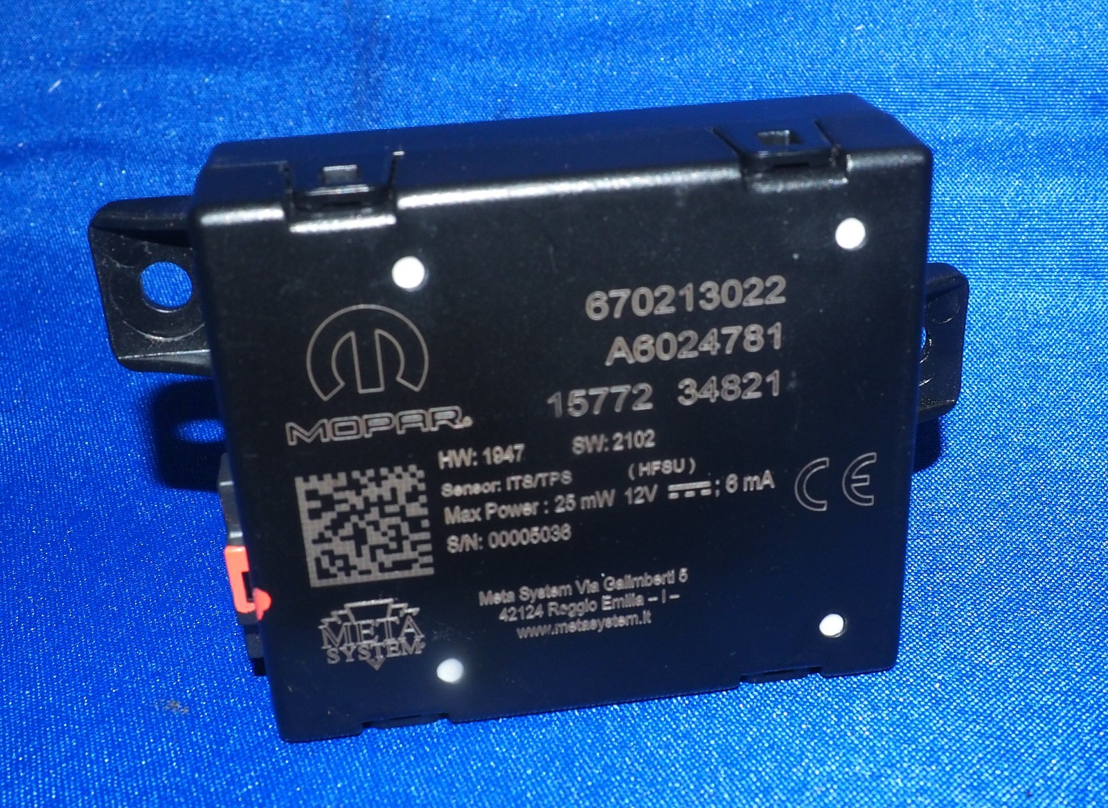 2022-2026 Maserati MC20 MCPura Anti Theft Sensor Control Module OEM Nice! 1K Mi
