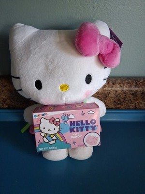 Galerie Hello Kitty Plush with Candy Pink Dress White   9''