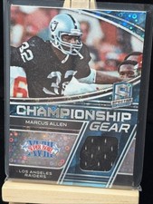 Marcus Allen CG-MAL Blue Prizm /60 Game Worn 2022 Spectra - Championship Gear