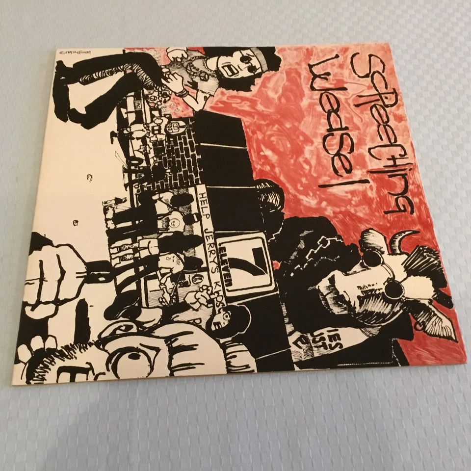 SCREECHING WEASEL - SCREECHING WEASAL + INSERT - 1988 UK - VERY GOOD++ - Image 4 of 4