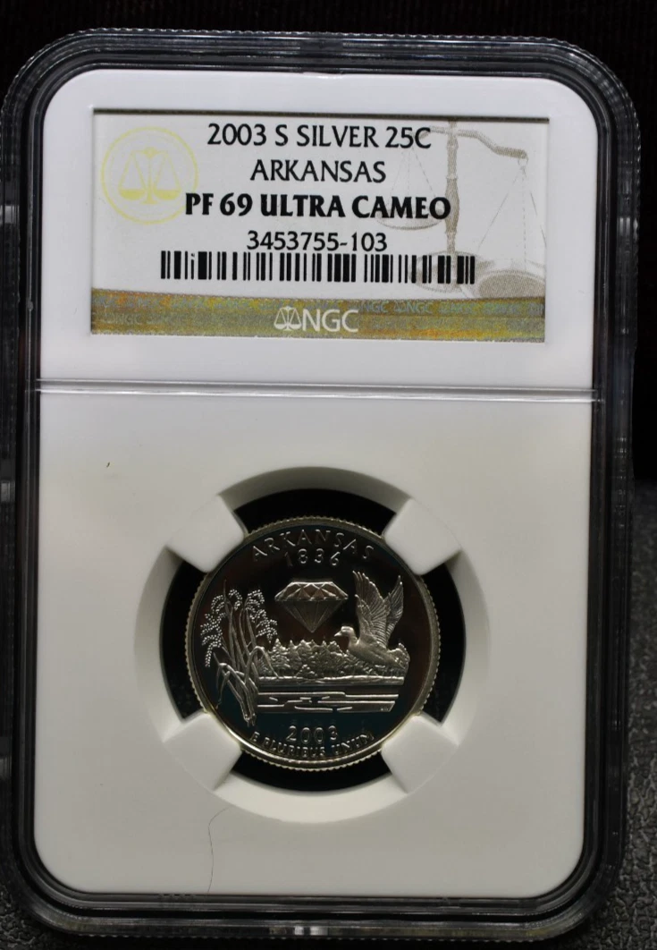 Proof Silver PR 69 NGC US State Quarters 1999-2008 for sale | eBay