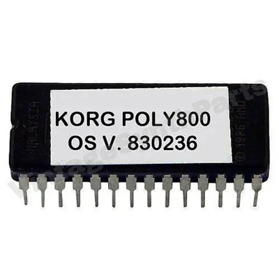 Korg Poly800 MK1 Version 830236 Latest OS Firmware Update Upgrade Eprom Poly 800