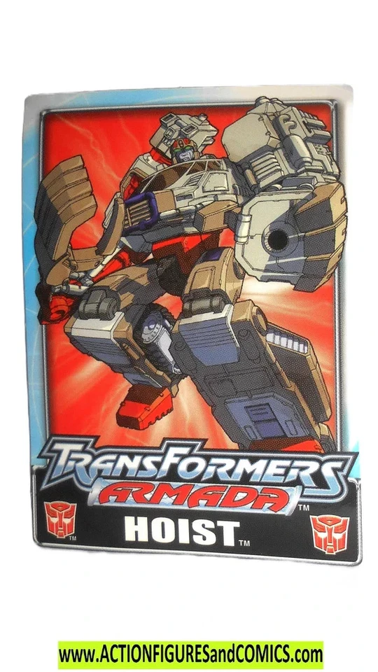 Transformers armada HOIST 2002 Sticker new unused complete trading card - Image 2 of 2