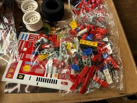 LEGO 2556 Model Team F1 Ferrari Formula Racing Car Shell Open Box Sealed Bags