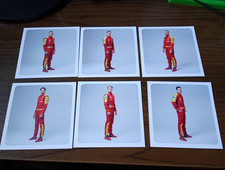 SET  6   cards FIA   10x  10 cm-FERRARI ENDURACE Ferrari Hypercar -Ferrari 499P-