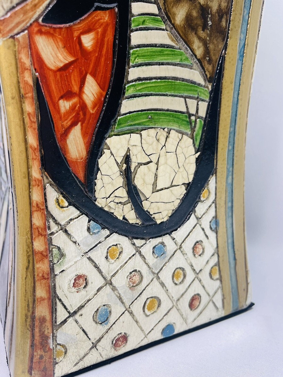 希少picasso design 希少picasso design VINTAGE PICASSO DECORATIVE VASE LARGE NOS