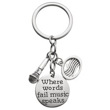 Key Holder Musically Keychain Backpack Charms Key Chains Women for Car Keys