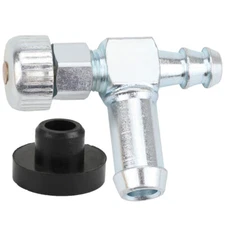 1/4" In-line Fuel Gas Cut Shut off Valve & Tank Grommet Fit LAWN MOWERS TRACTORS