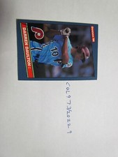 1986 Donruss Darren Daulton Signed Baseball Card