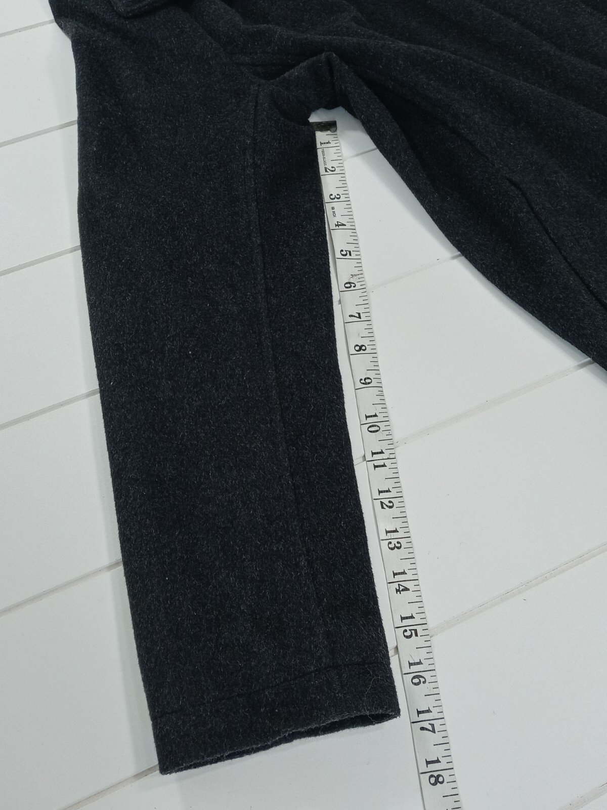 Pendleton Gray Wool Hudson Bay Lined Overcoat Jac… - image 8