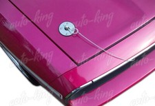 Racing Appearance Stainless Steel Mount Hood Pin Plate Bonnet Lock Kit Universal