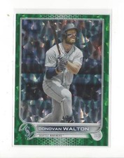 2022 Topps Update Green Foil #US242 Donovan Walton Mariners /499 