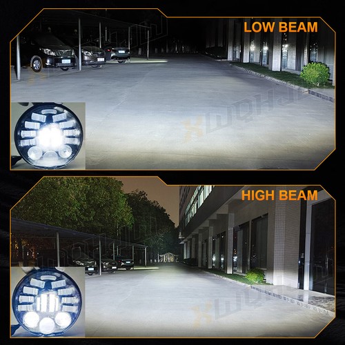 Faro redondo haz H/L 2 piezas para Chevy Impala Bel Air 1962-1975 5,75" 5-3/4" - Imagen 4 de 11