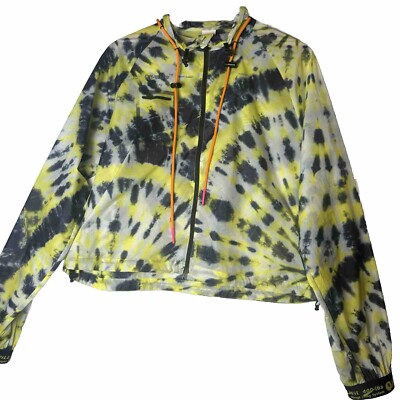 Nike Off White Jacket Women's Small Windbreaker Cropped