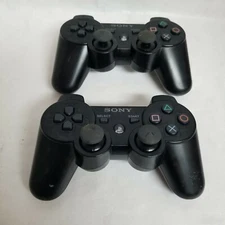 Lot of 2Sony Playstation 3 Controller Sixaxis Wireless Controller Model CECHZC1U